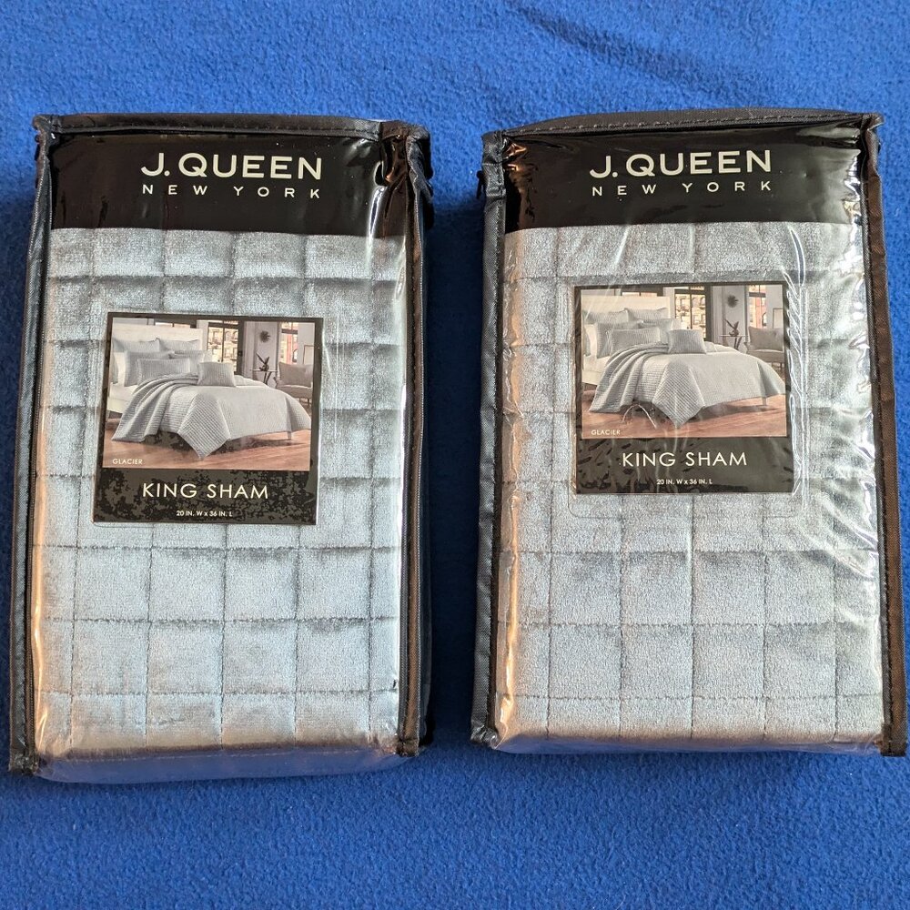 J.QUEEN New York "Glacier" King Sham